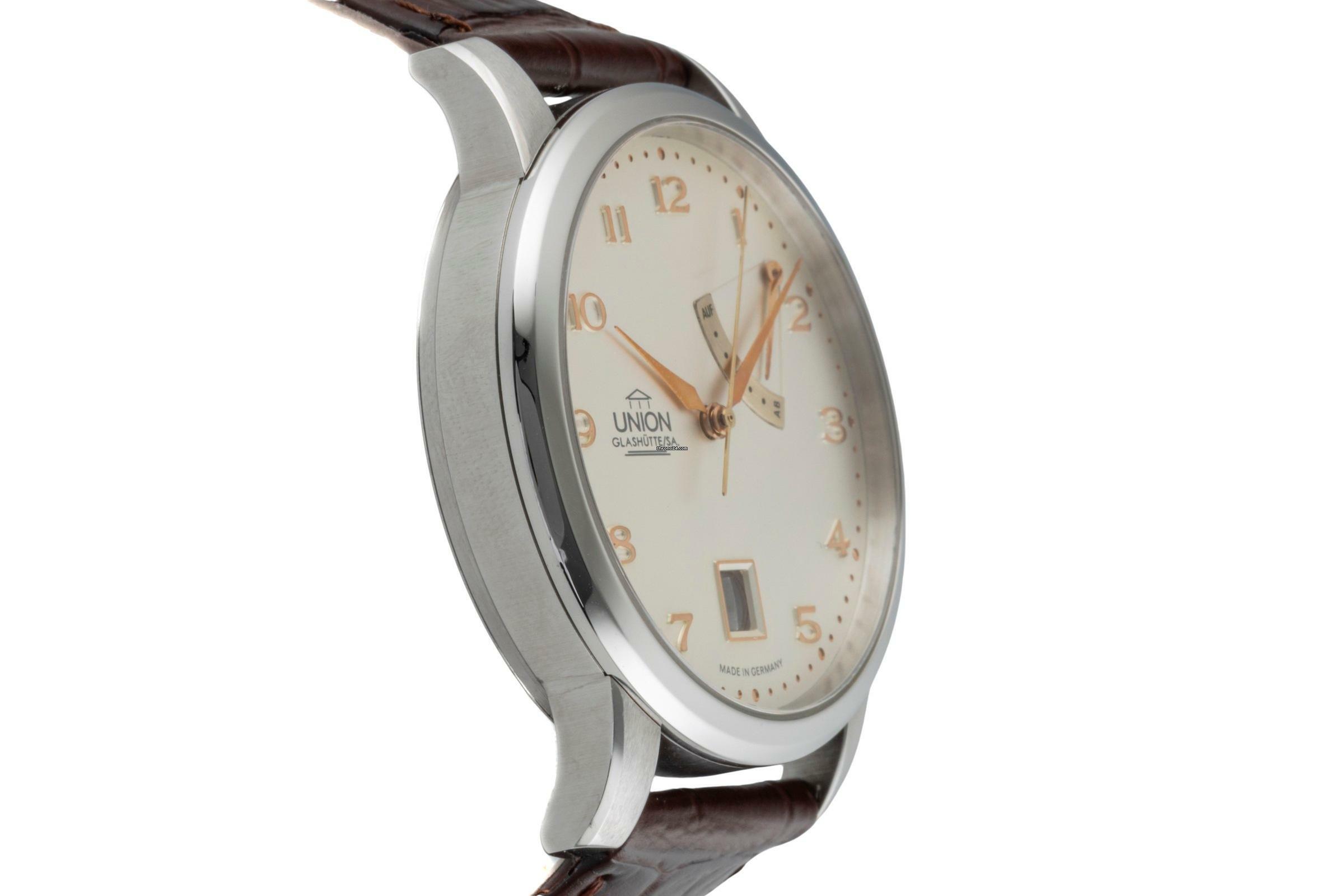 Thumbnail von Union Glashütte Diplomat Stahl Automatik Herrenuhr 26.44.16.02.10 B&P 2009