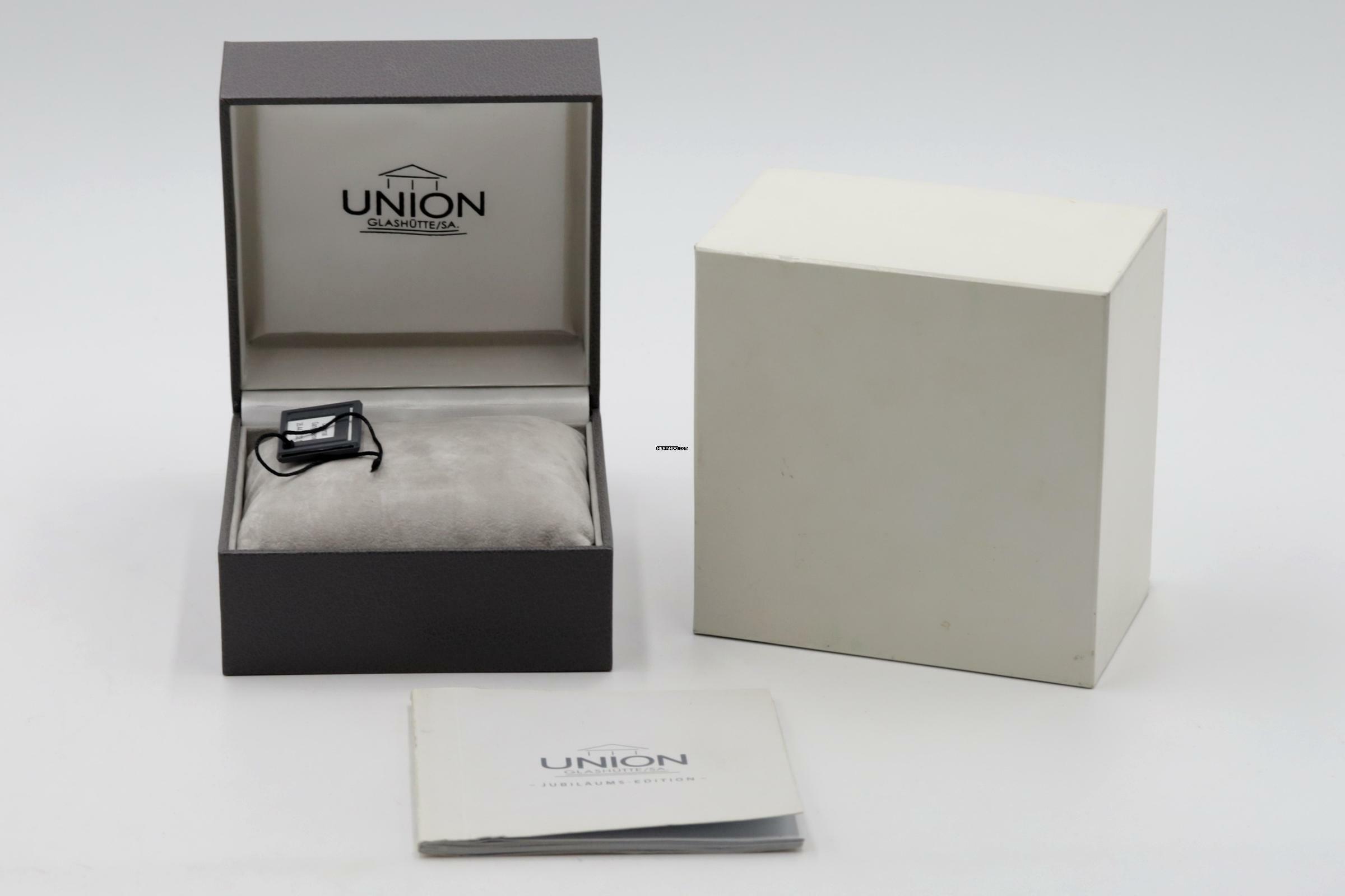 Thumbnail von Union Glashütte Diplomat Stahl Automatik Herrenuhr 26.44.16.02.10 B&P 2009