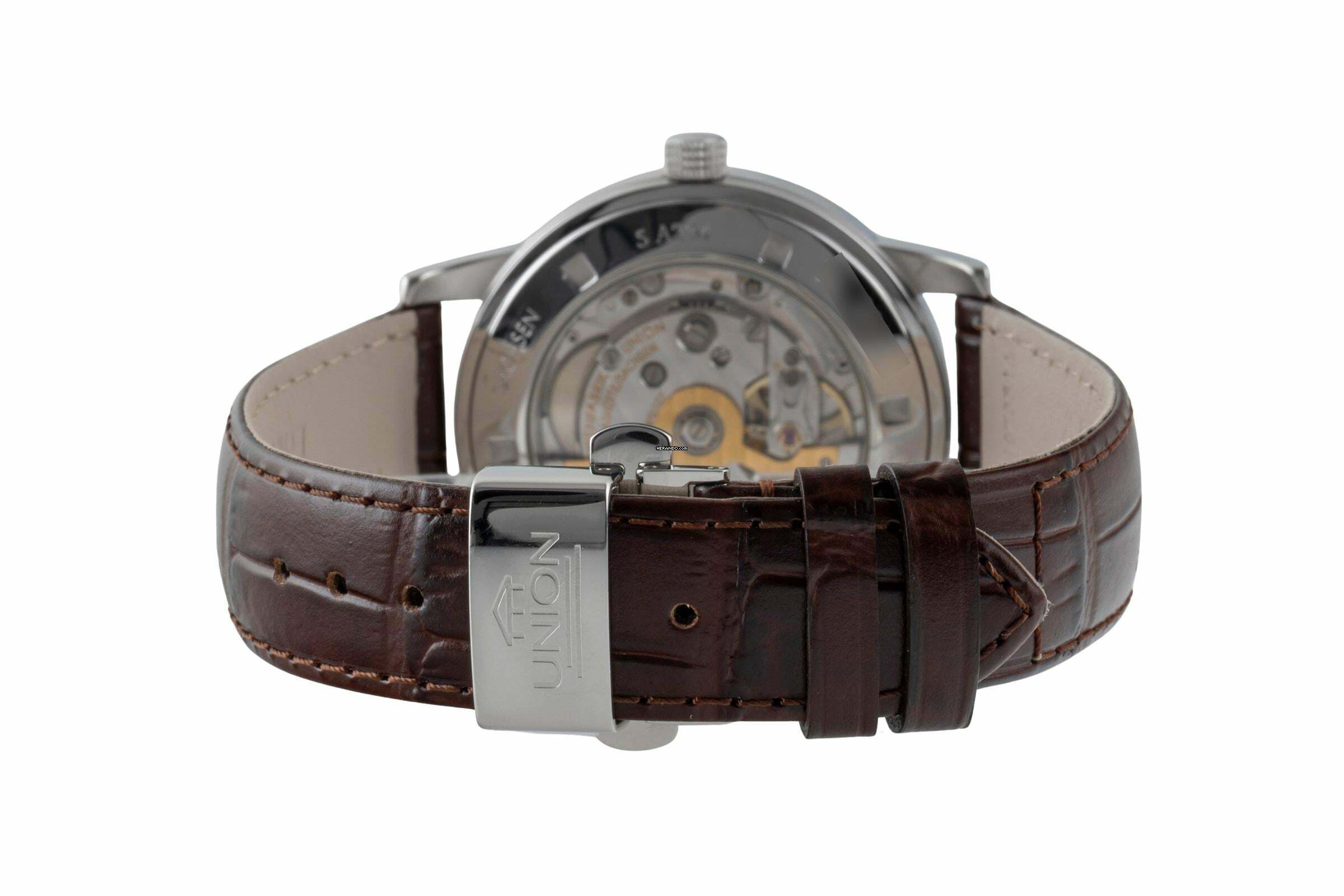 Thumbnail von Union Glashütte Diplomat Stahl Automatik Herrenuhr 26.44.16.02.10 B&P 2009