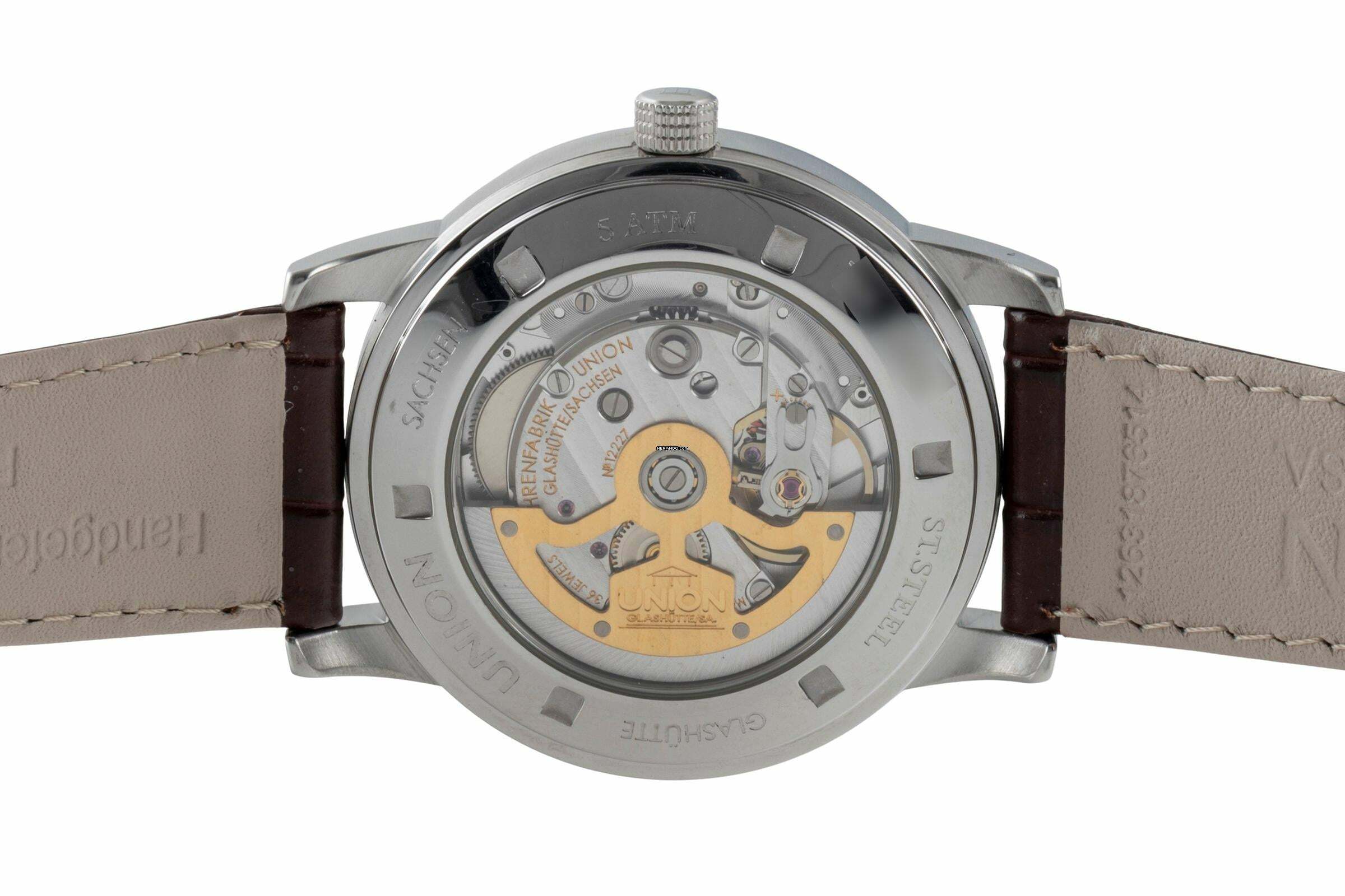 Thumbnail von Union Glashütte Diplomat Stahl Automatik Herrenuhr 26.44.16.02.10 B&P 2009