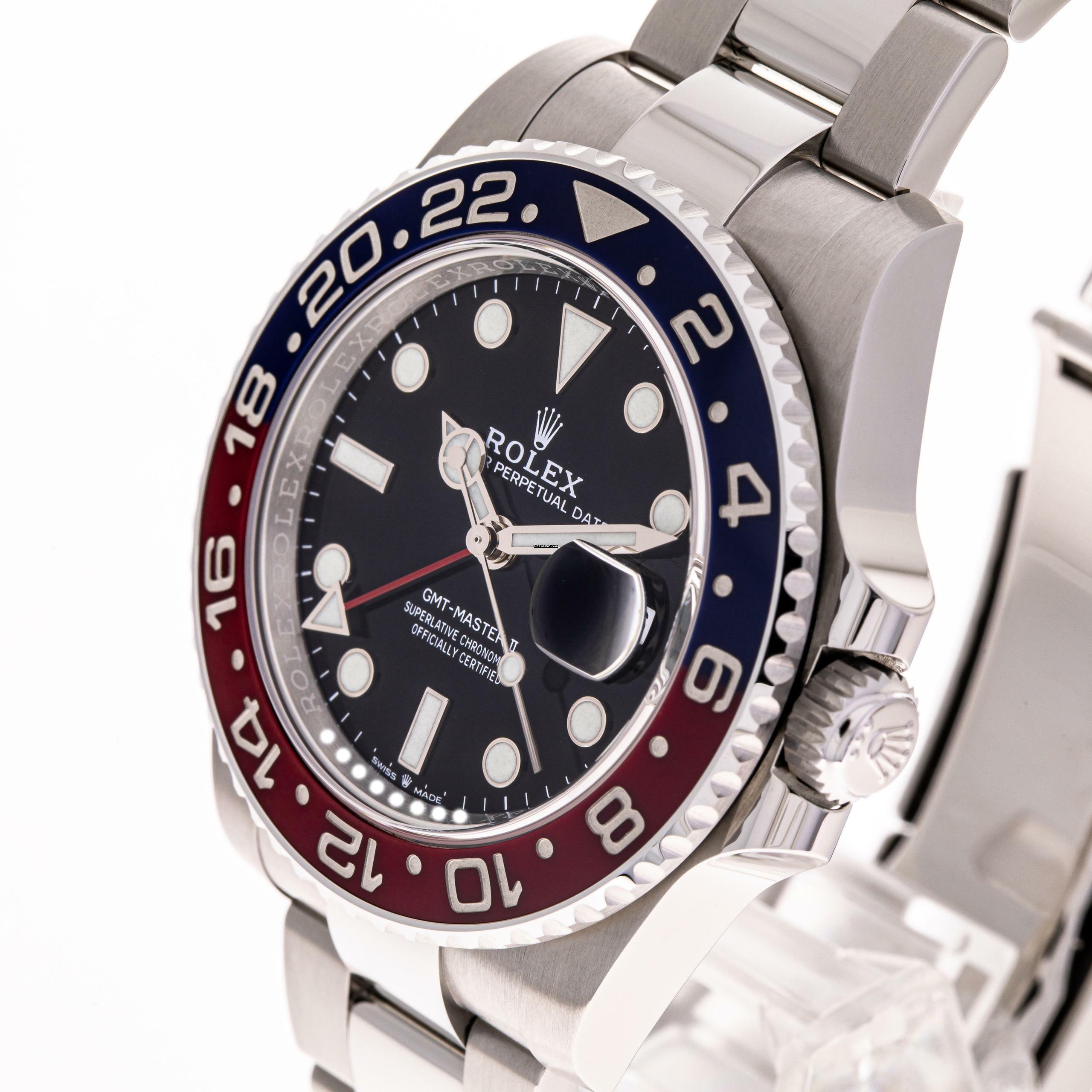 Thumbnail von Rolex GMT-Master II Pepsi Oyster – 126710BLRO – like NEW – 2022 Full Set