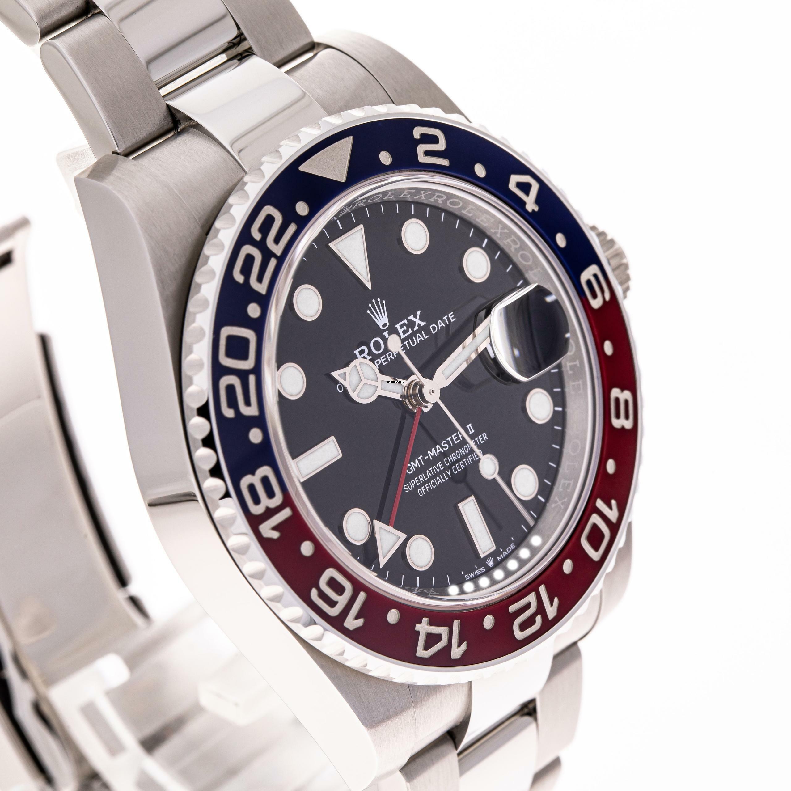 Thumbnail von Rolex GMT-Master II Pepsi Oyster – 126710BLRO – like NEW – 2022 Full Set