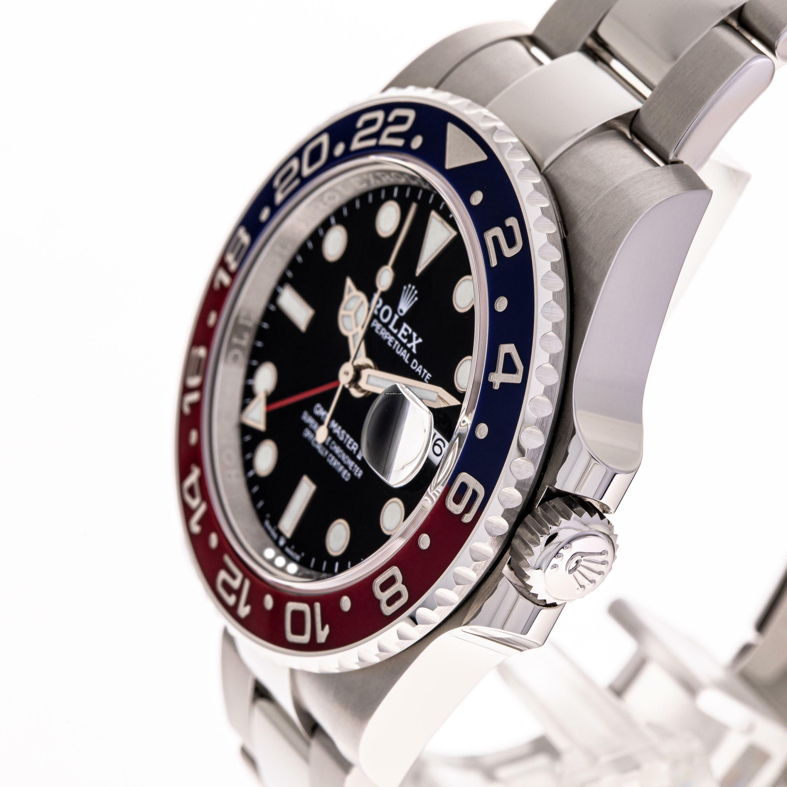 Thumbnail von Rolex GMT-Master II Pepsi Oyster – 126710BLRO – like NEW – 2022 Full Set