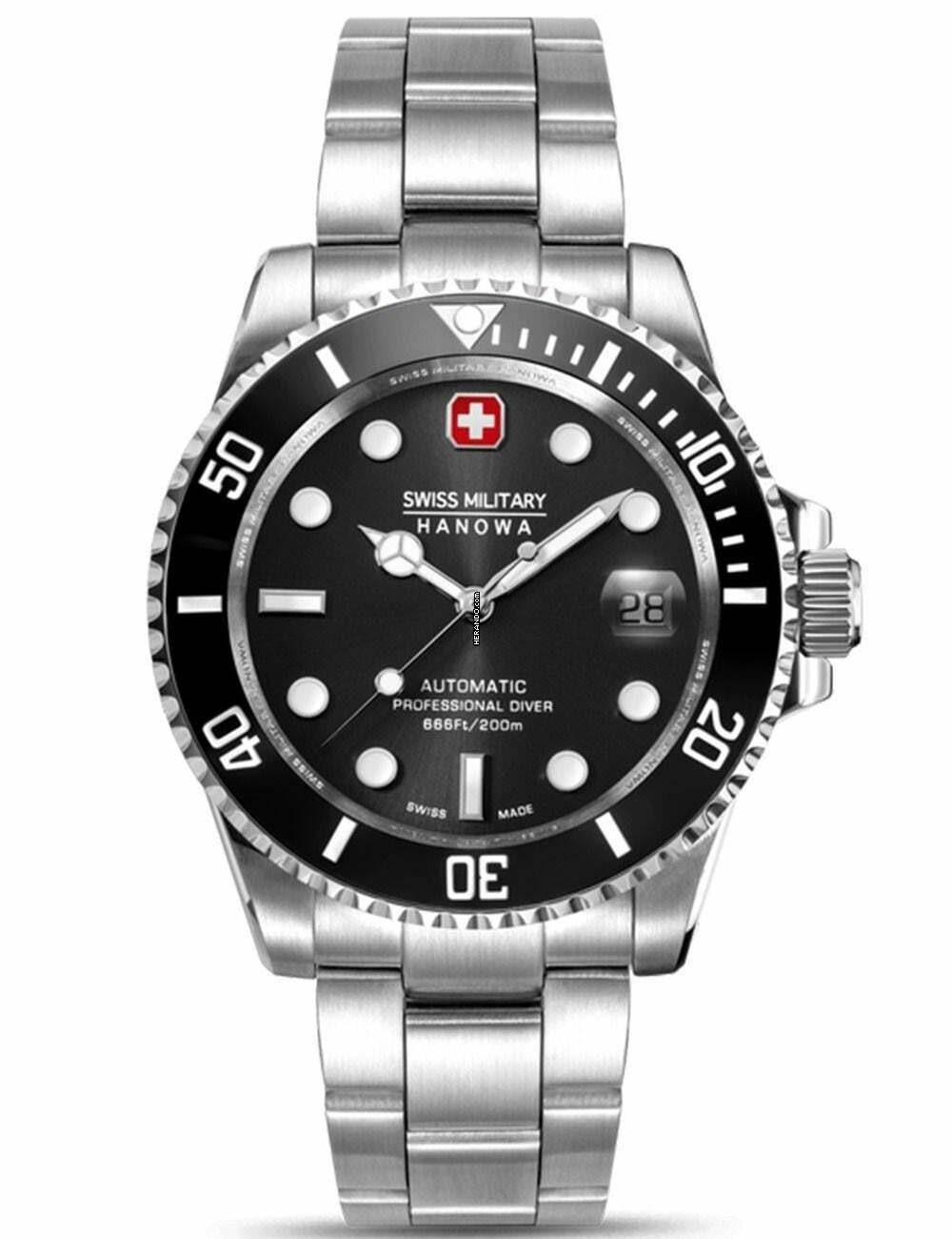 Swiss Military Hanowa SMWGL0006301 Herrenuhr Sealord Automatik 41mm 20ATM