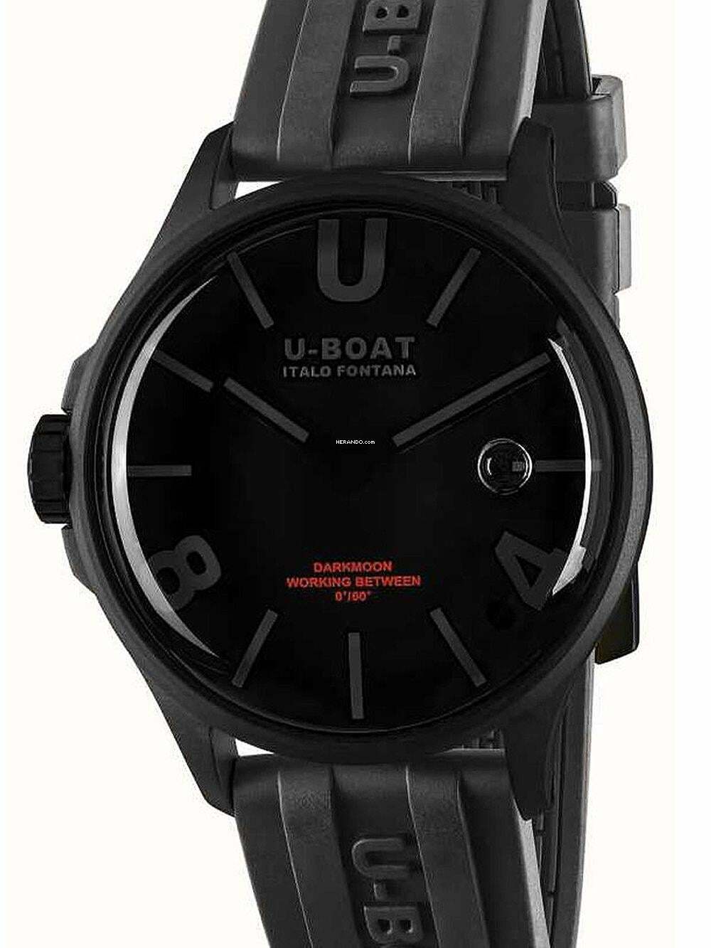 Thumbnail von U-Boat 9545 Darkmoon Black PVD Herrenuhr 40mm 5ATM