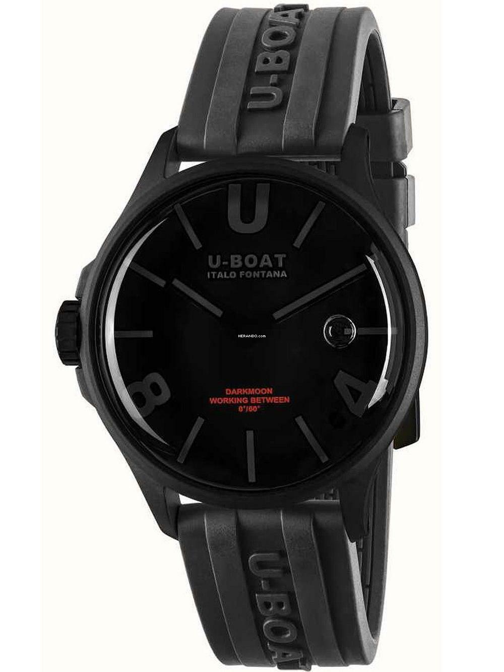 Thumbnail von U-Boat 9545 Darkmoon Black PVD Herrenuhr 40mm 5ATM