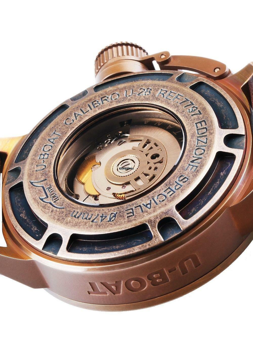 Thumbnail von U-Boat Classico 7797 Classico Automatik Herrenuhr 47mm 10ATM