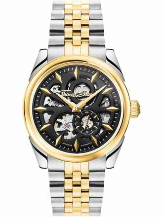  THOMAS SABO WA0410-291-203 Herrenuhr Automatik Bicolour 41mm 5ATM 