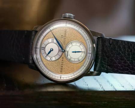 Louis Erard Le Régulateur Louis Erard x Massena LAB Gold color optional silver