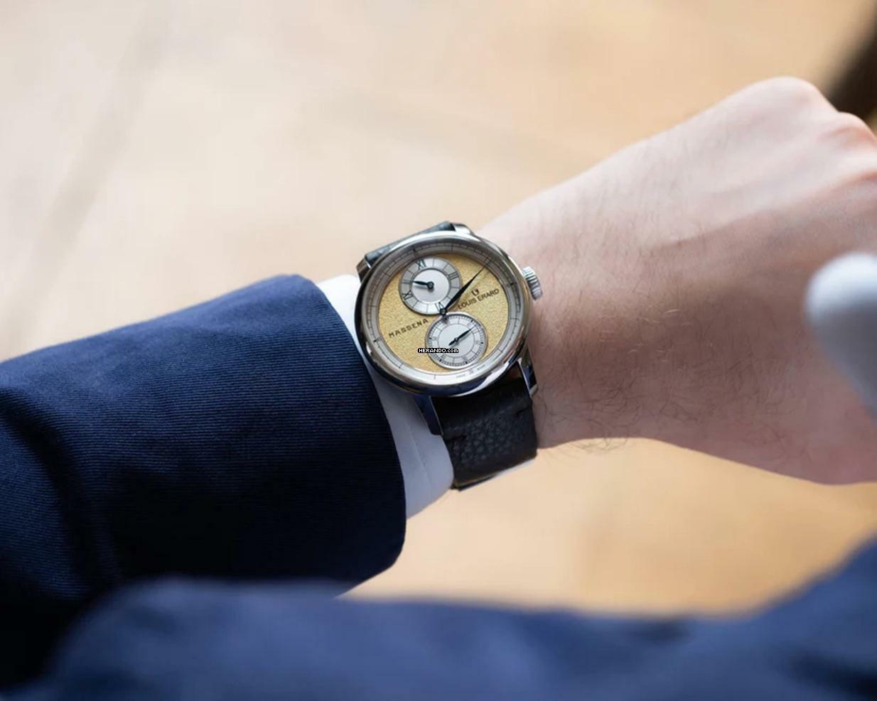 Thumbnail von Louis Erard Le Régulateur Louis Erard x Massena LAB Gold color optional silver