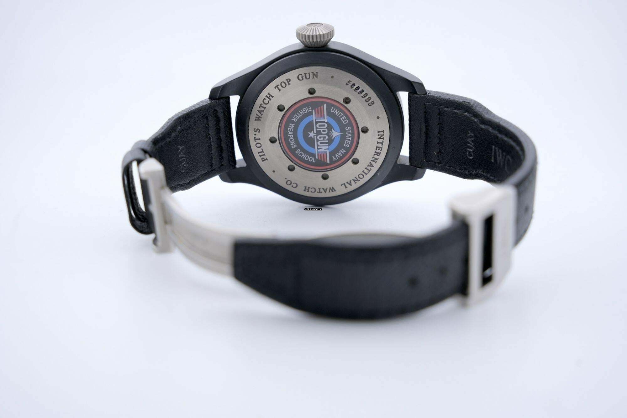 Thumbnail von IWC Große Fliegeruhr Top Gun Big Pilot Top Gun - Perpetual Calendar In Ceramic - With Box And Papers - IW502902 2014