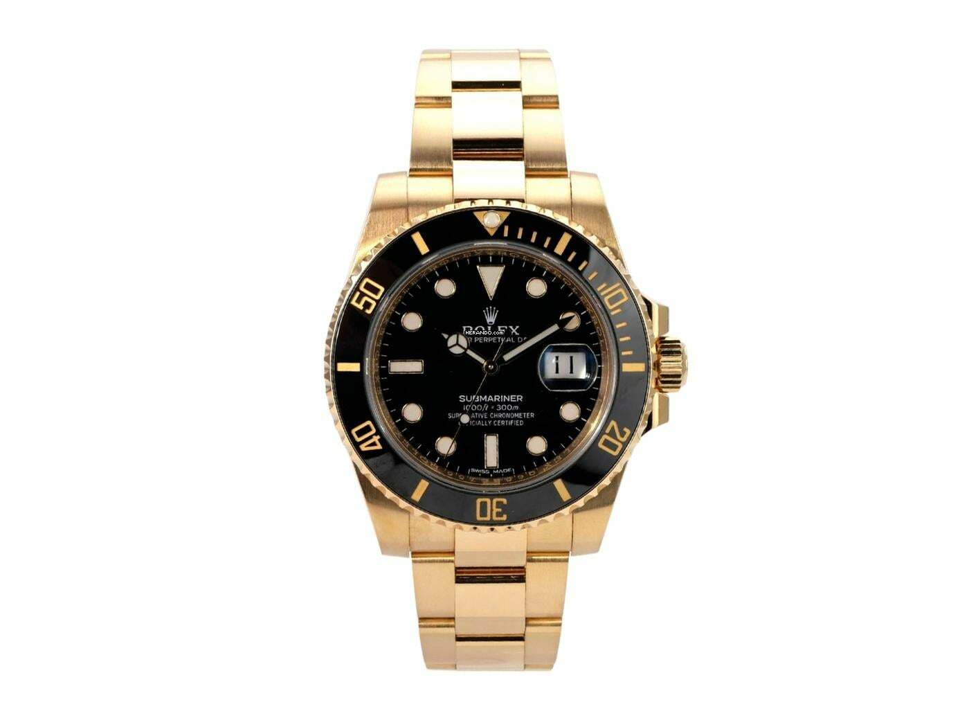 Thumbnail von Rolex Submariner Date Gelbgold Ref. 116618LN