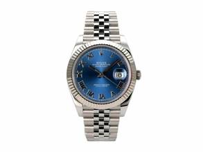 Thumbnail von Rolex Datejust 41 Edelstahl Weißgold 126334 Blau Röm Jubile