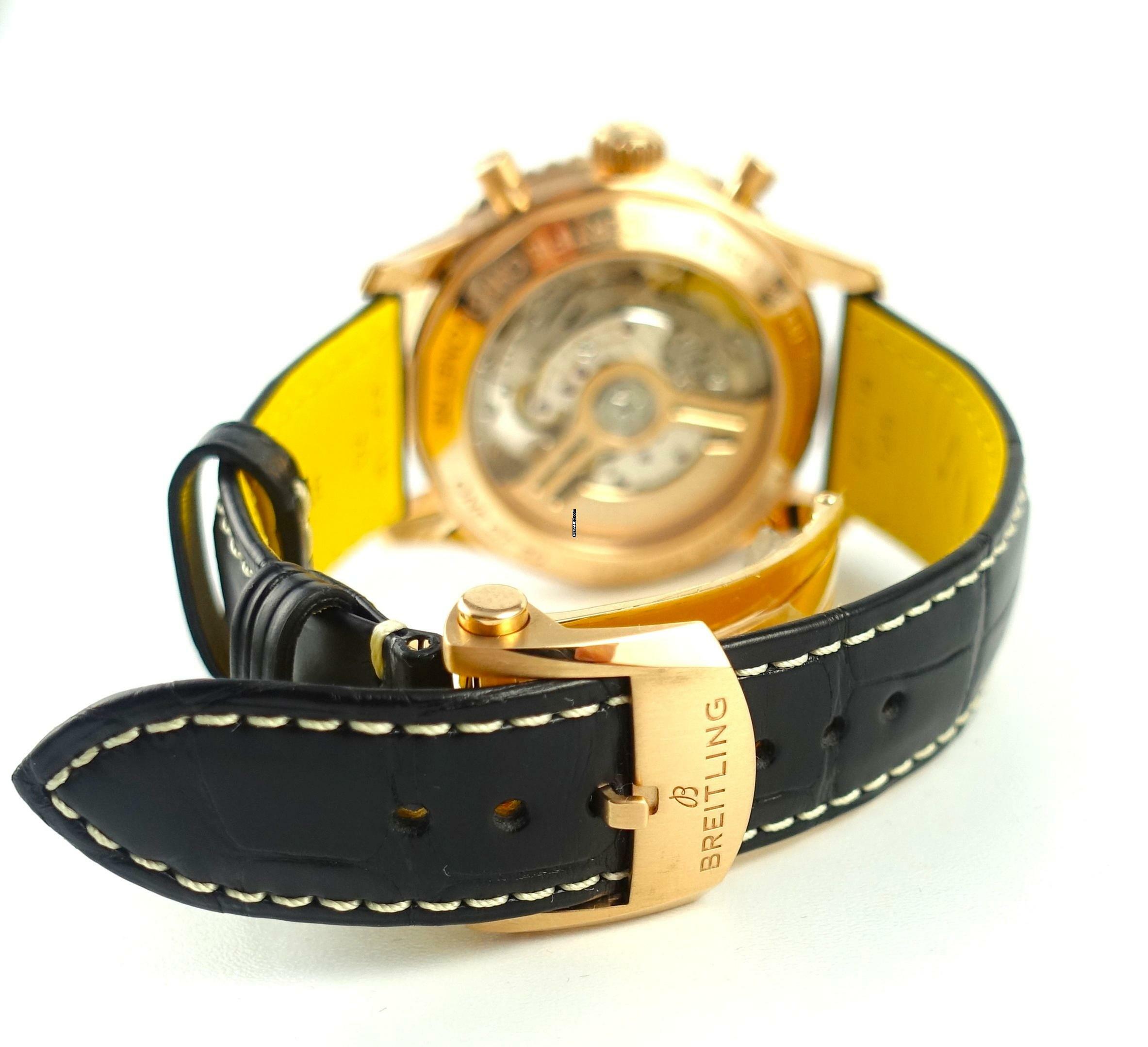 Thumbnail von Breitling Navitimer 1 B01 Chronograph 43 Limited Edition Rosegold Full Set / New Watch