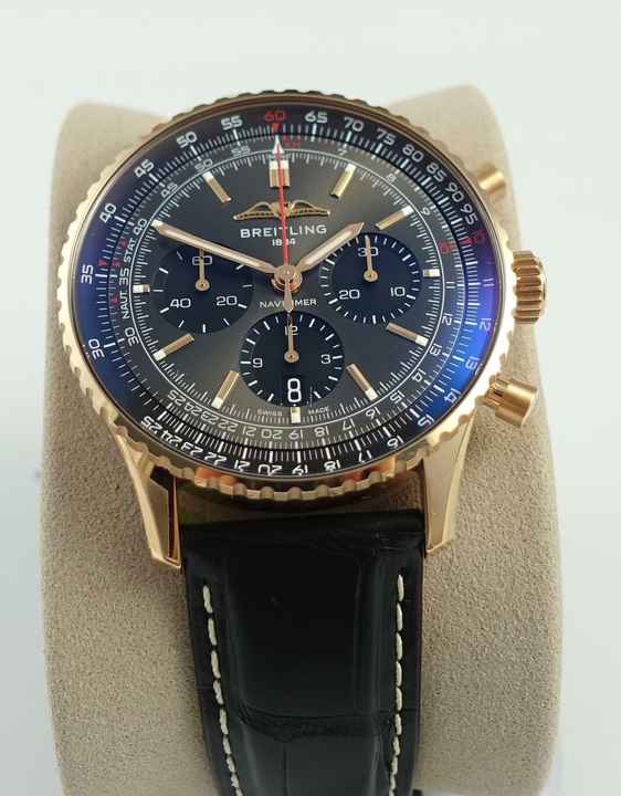  Breitling Navitimer 1 B01 Chronograph 43 Limited Edition Rosegold Full Set / New Watch 
