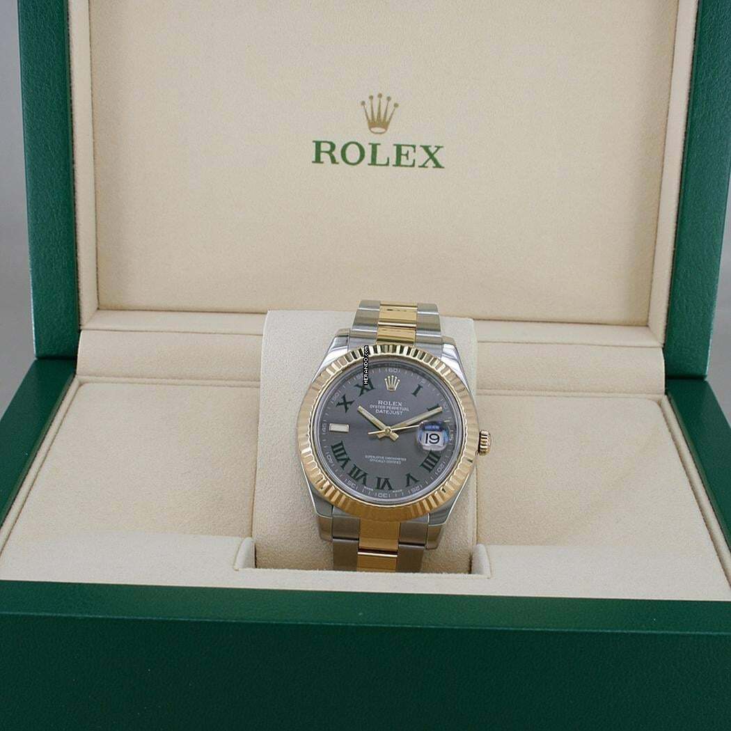 Thumbnail von Rolex Datejust II Wimbledon Ø 41 mm Stahl/18k Gelbgold Full Set
