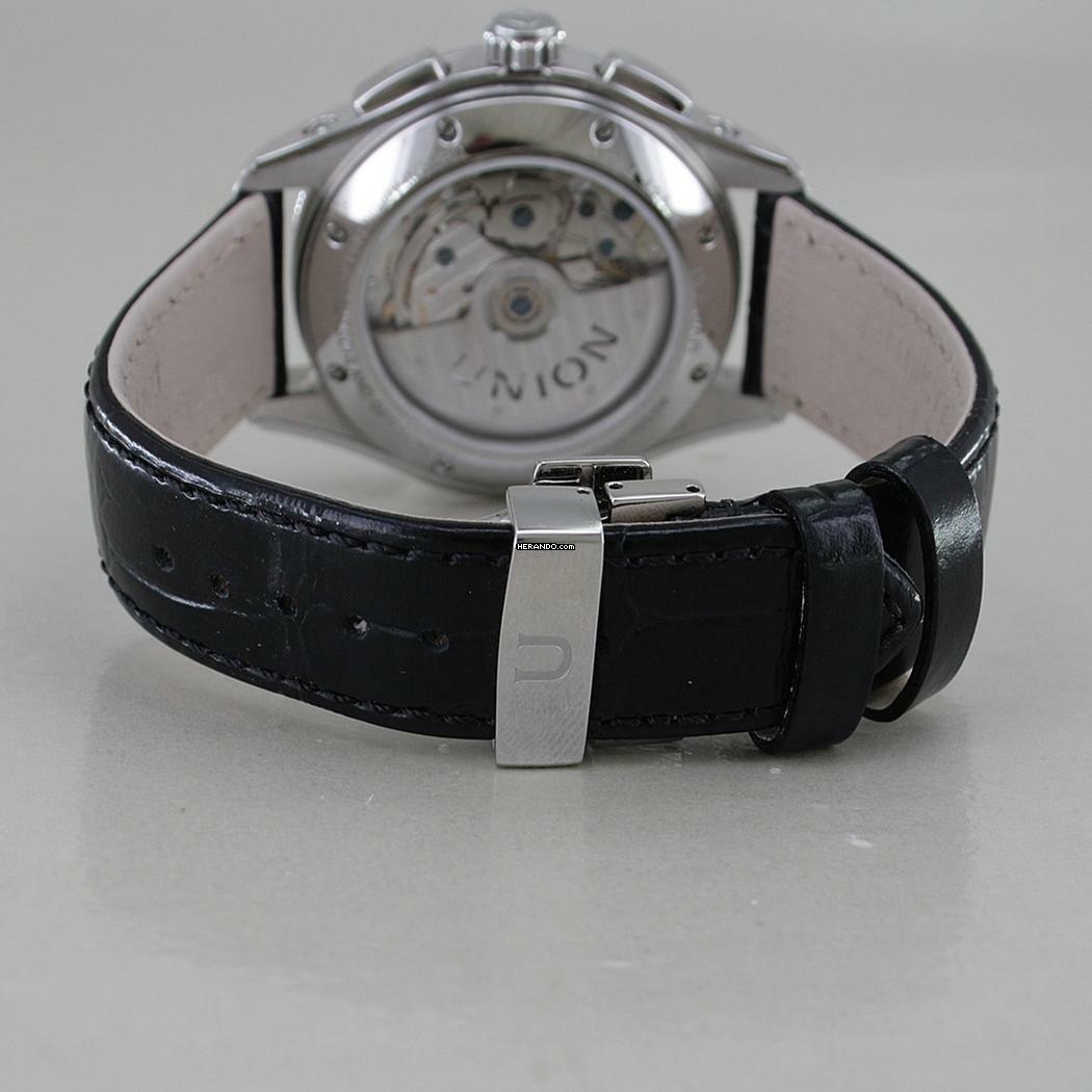 Thumbnail von Union Glashütte Belisar Chronograph Mondphase Vollkalender Graues Zifferblatt Ø 42 mm Full Set neuwertiger Zustand