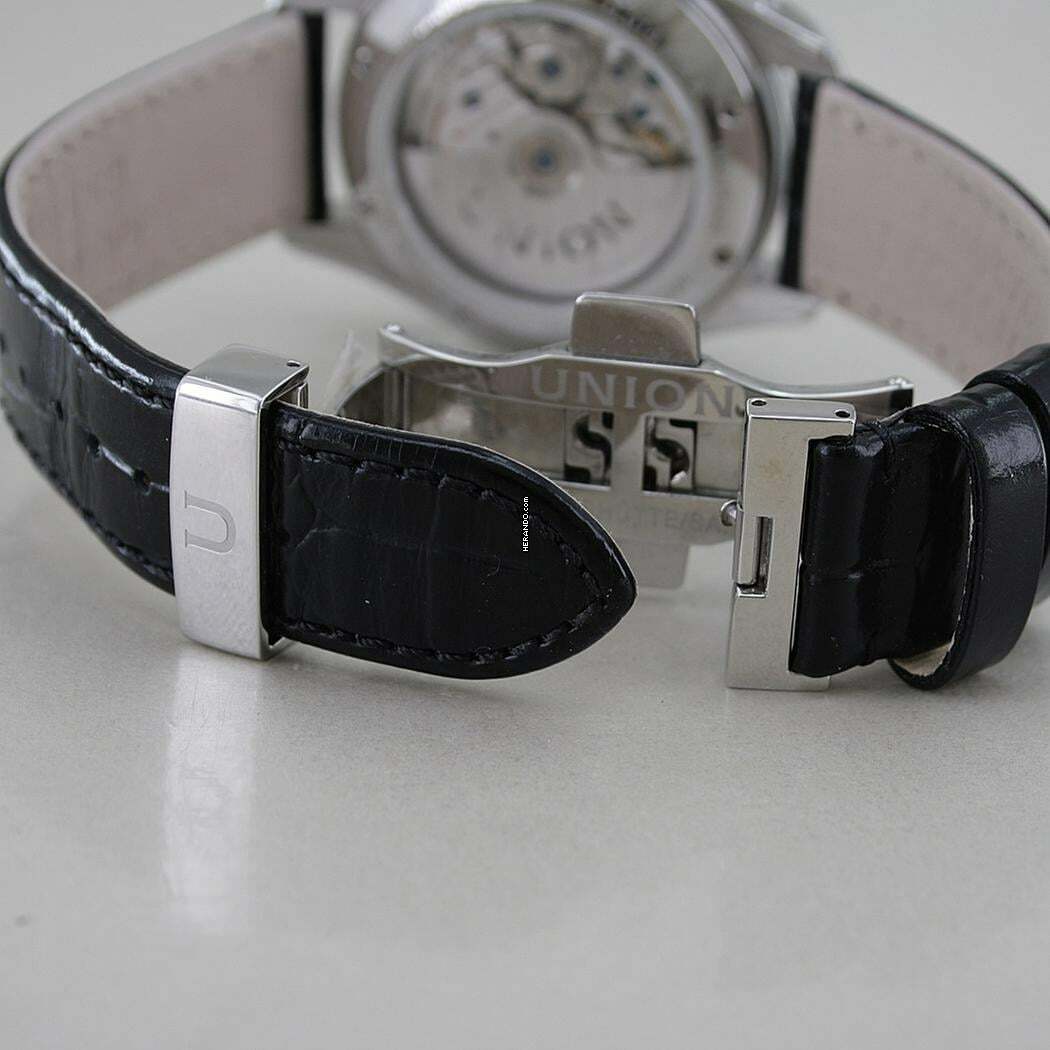 Thumbnail von Union Glashütte Belisar Chronograph Mondphase Vollkalender Graues Zifferblatt Ø 42 mm Full Set neuwertiger Zustand