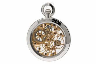 Thumbnail von IWC Pocket Watch Skeleton Pocket Watch 18K White Gold Retail 52500 Swiss Francs from 1984