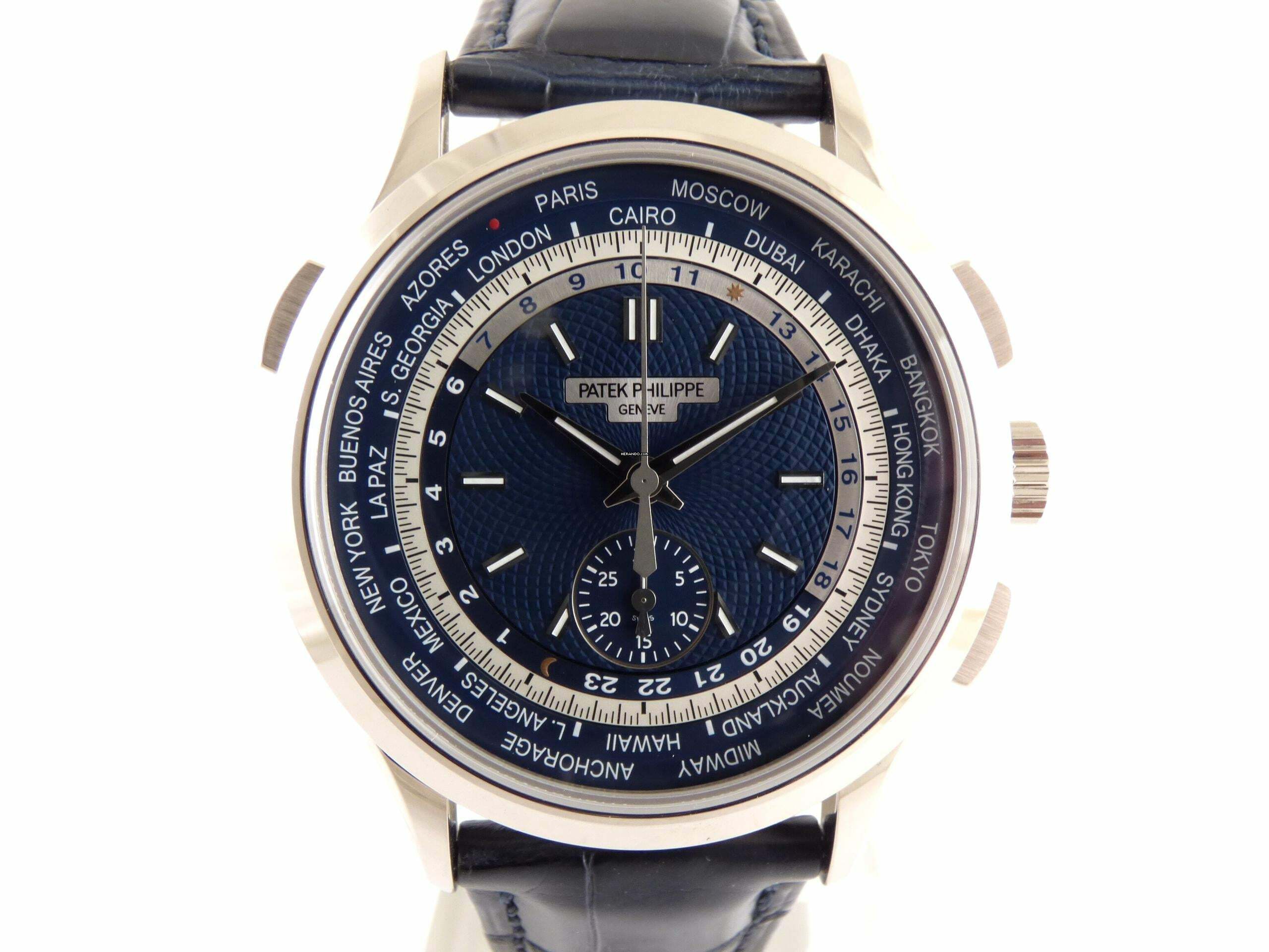  Patek Philippe World Time Chronograph Mint condition / full Set 