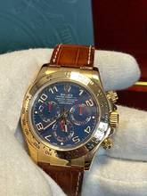 Thumbnail von Rolex Daytona 116518 Daytona LC 100-NOS-Neuer Service Full Set Blue Racing Dial 18k Gelbgold