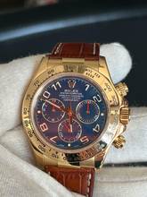 Thumbnail von Rolex Daytona 116518 Daytona LC 100-NOS-Neuer Service Full Set Blue Racing Dial 18k Gelbgold