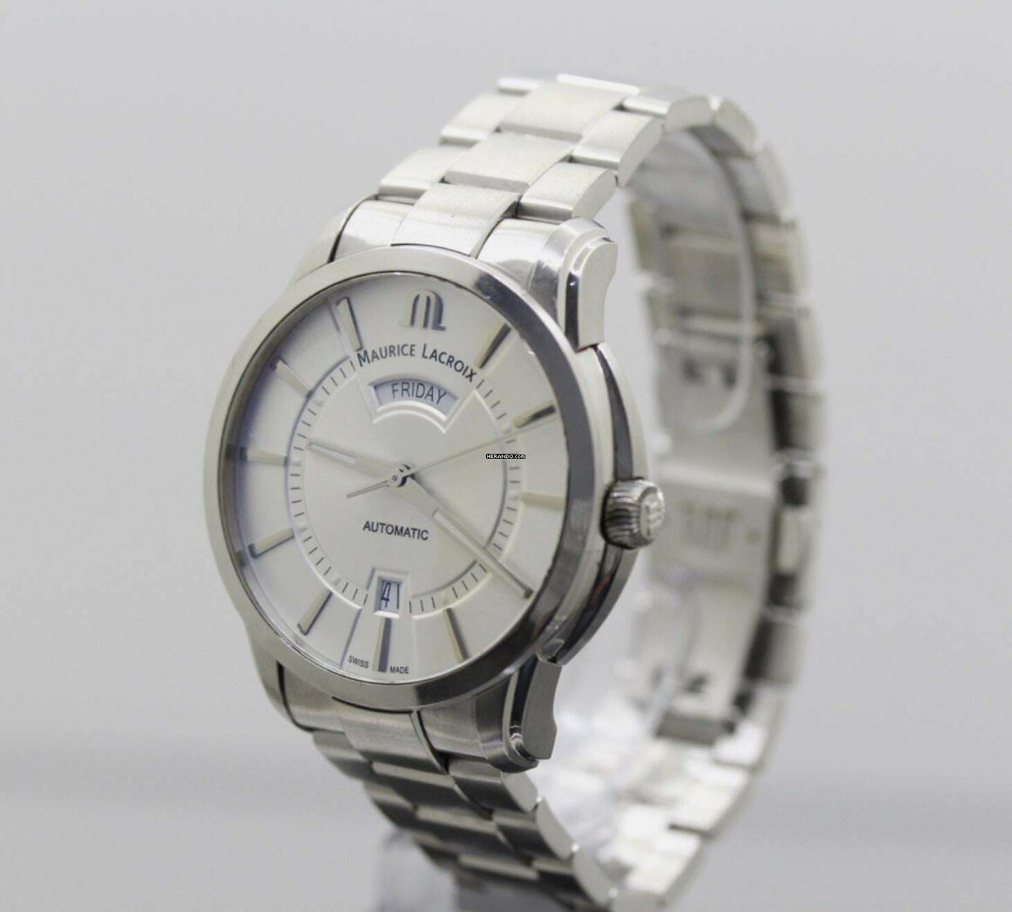 Thumbnail von Maurice Lacroix Pontos Day Date Full Set//Ref.PT6358-SS002-130-1//#KS