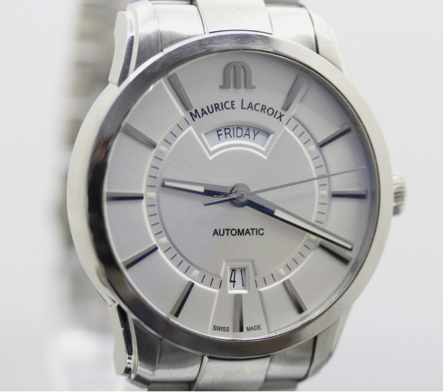 Thumbnail von Maurice Lacroix Pontos Day Date Full Set//Ref.PT6358-SS002-130-1//#KS