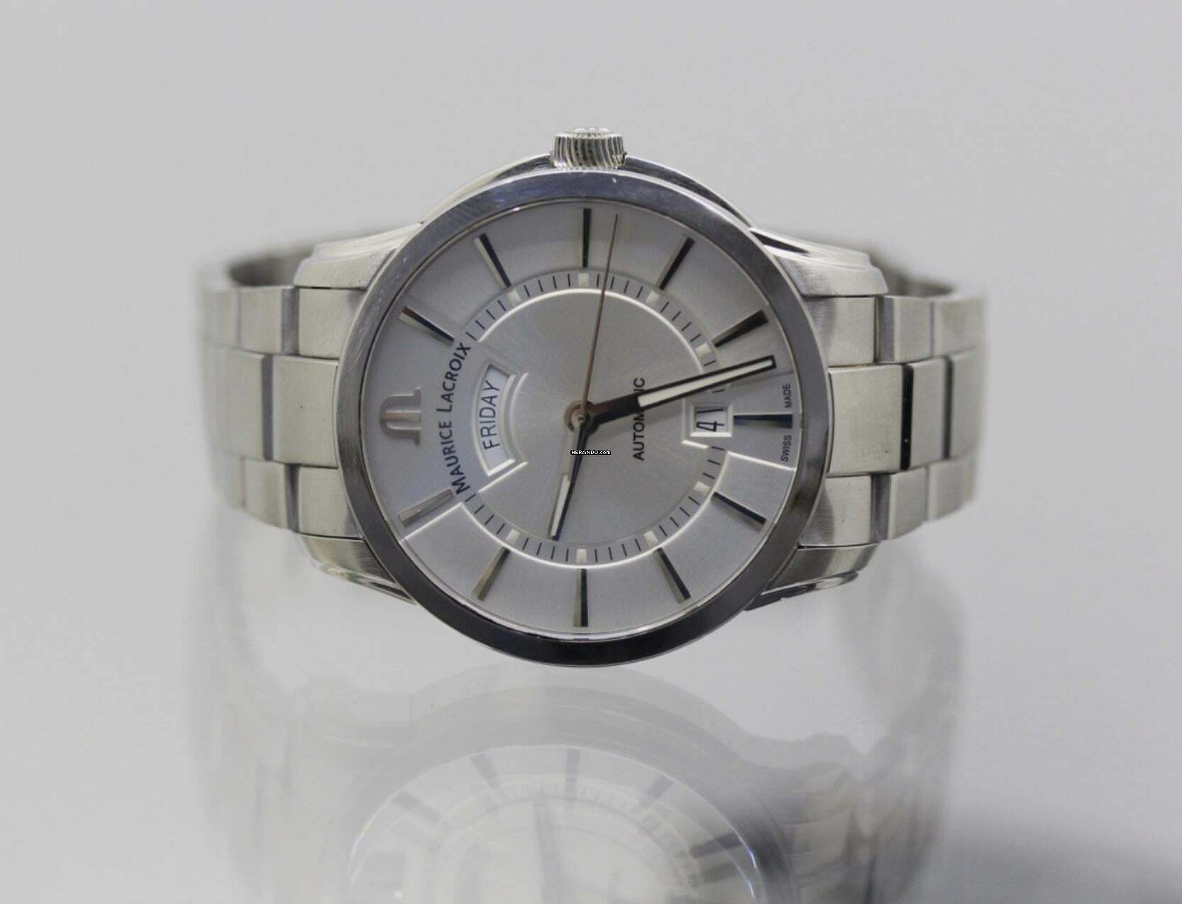 Thumbnail von Maurice Lacroix Pontos Day Date Full Set//Ref.PT6358-SS002-130-1//#KS