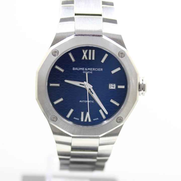 Baume & Mercier Riviera Blue Dial//Ref.M0A10620//#KS 