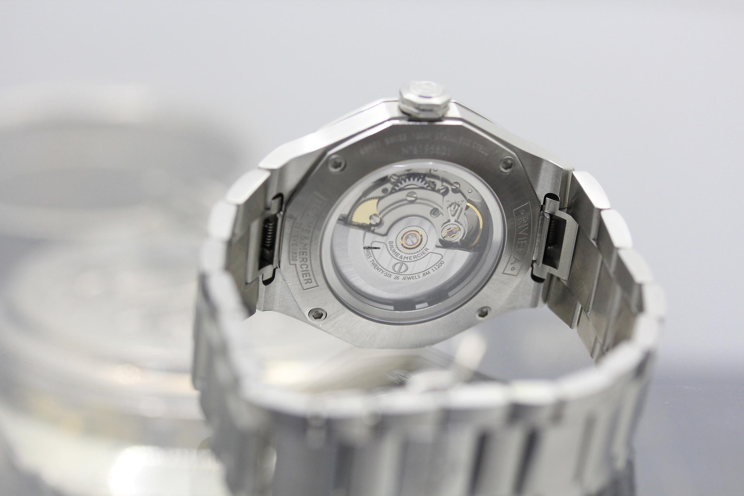 Thumbnail von Baume & Mercier Riviera Blue Dial//Ref.M0A10620//#KS