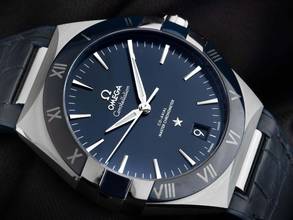 Thumbnail von Omega Constellation Ref.131.33.41.21.03.001 2026 Full Set Ungetragen Constellation Krokoleder Kautschuk Faltschließe