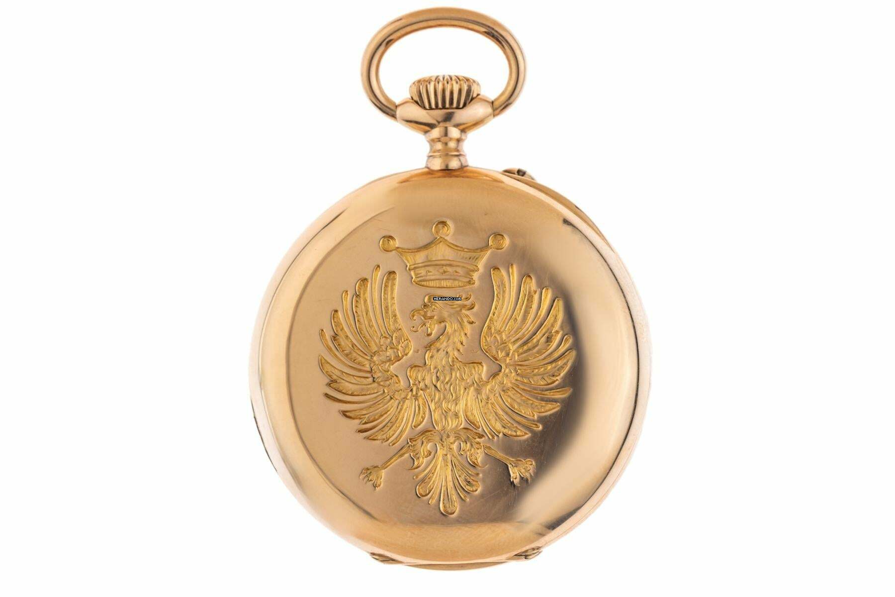 Thumbnail von Vacheron Constantin Classic Taschenuhr 1945 original Box sehr gut Vintage Taschenuhr Antik Savonette Staubdeckel 18kt Roségold 80g