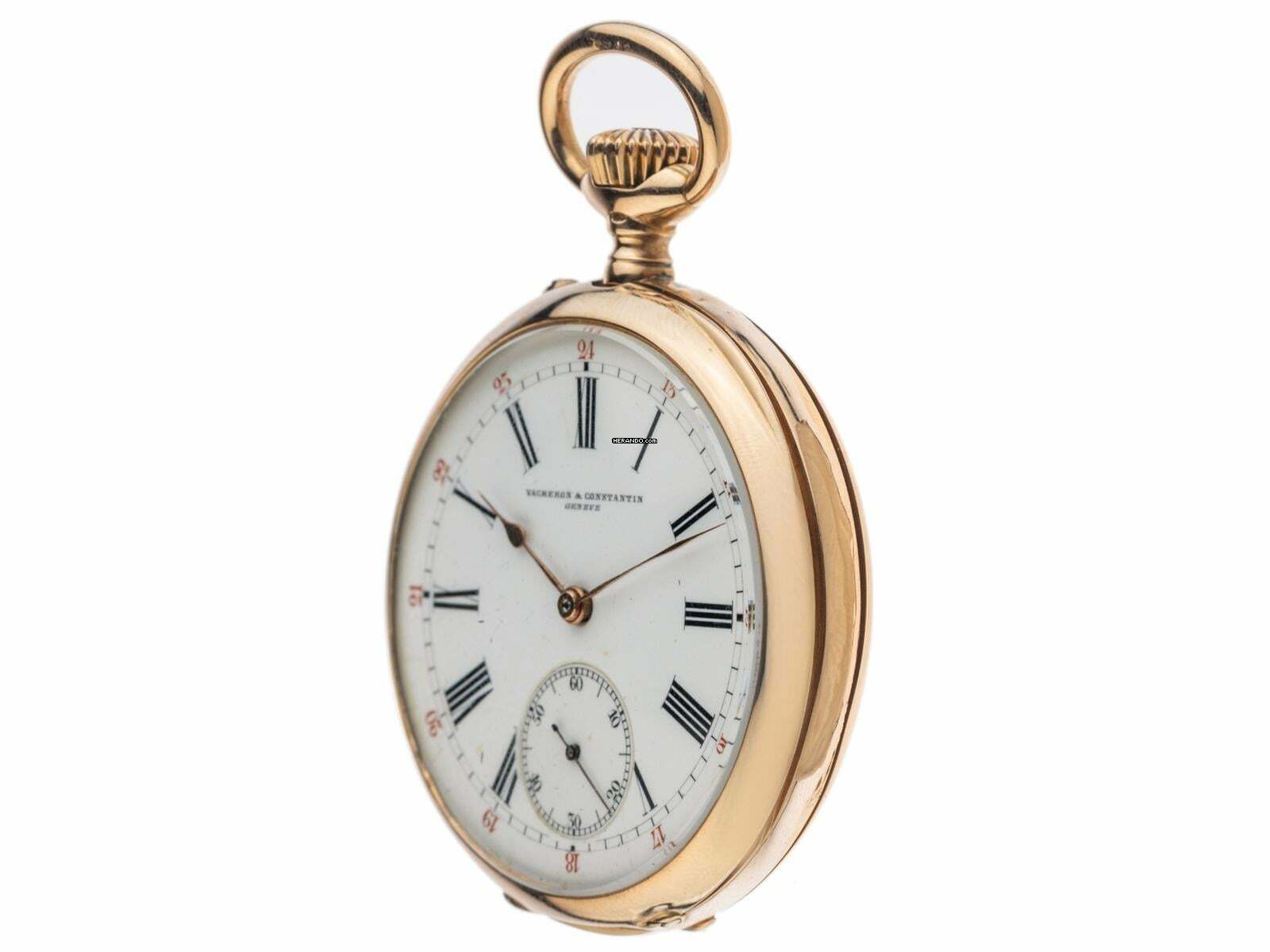 Thumbnail von Vacheron Constantin Classic Taschenuhr 1945 original Box sehr gut Vintage Taschenuhr Antik Savonette Staubdeckel 18kt Roségold 80g