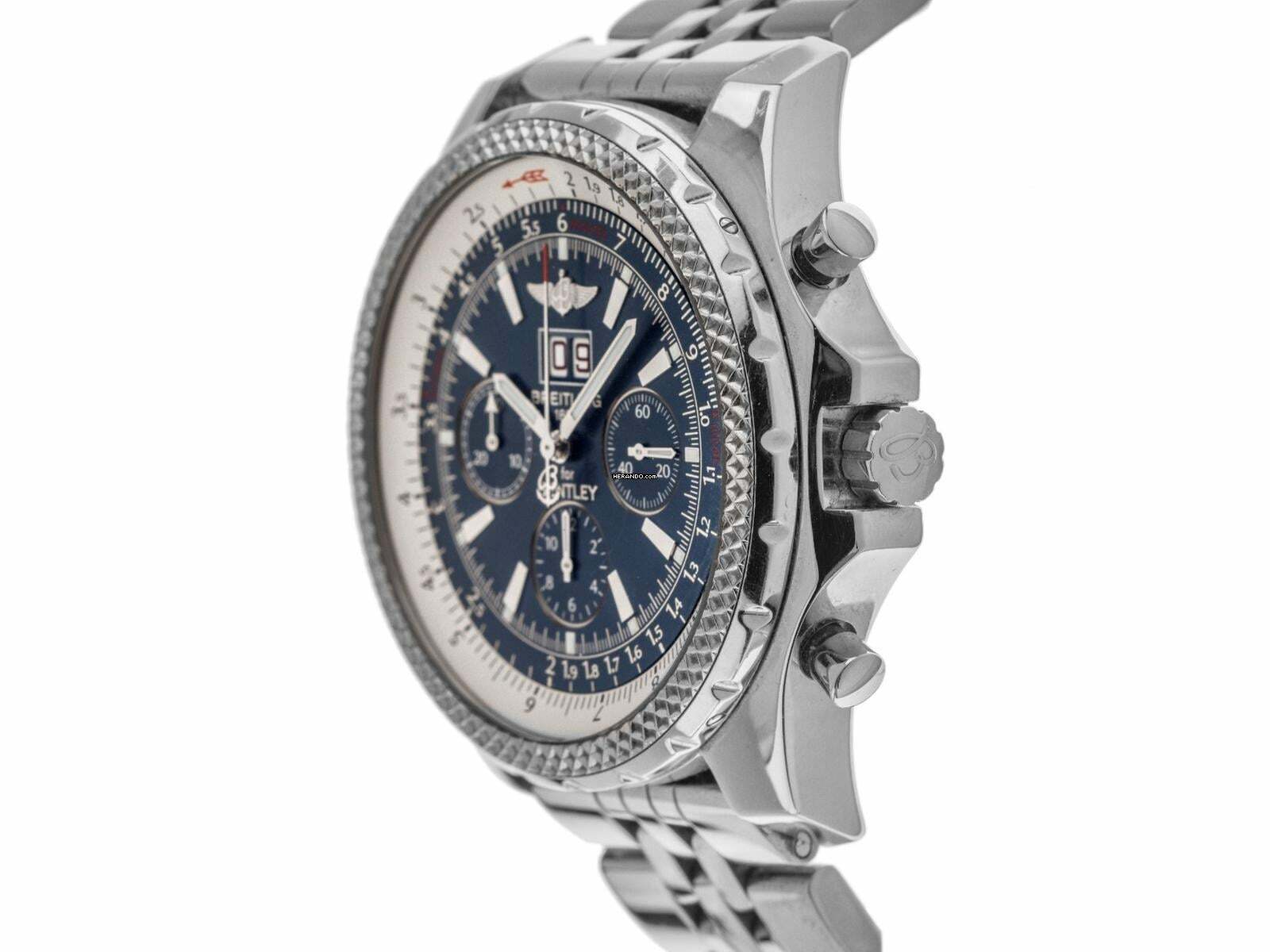 Thumbnail von Breitling Bentley 6.75 for Bentley Ref.A44362 2006 Full Set wie Neu Vintage For Bentley