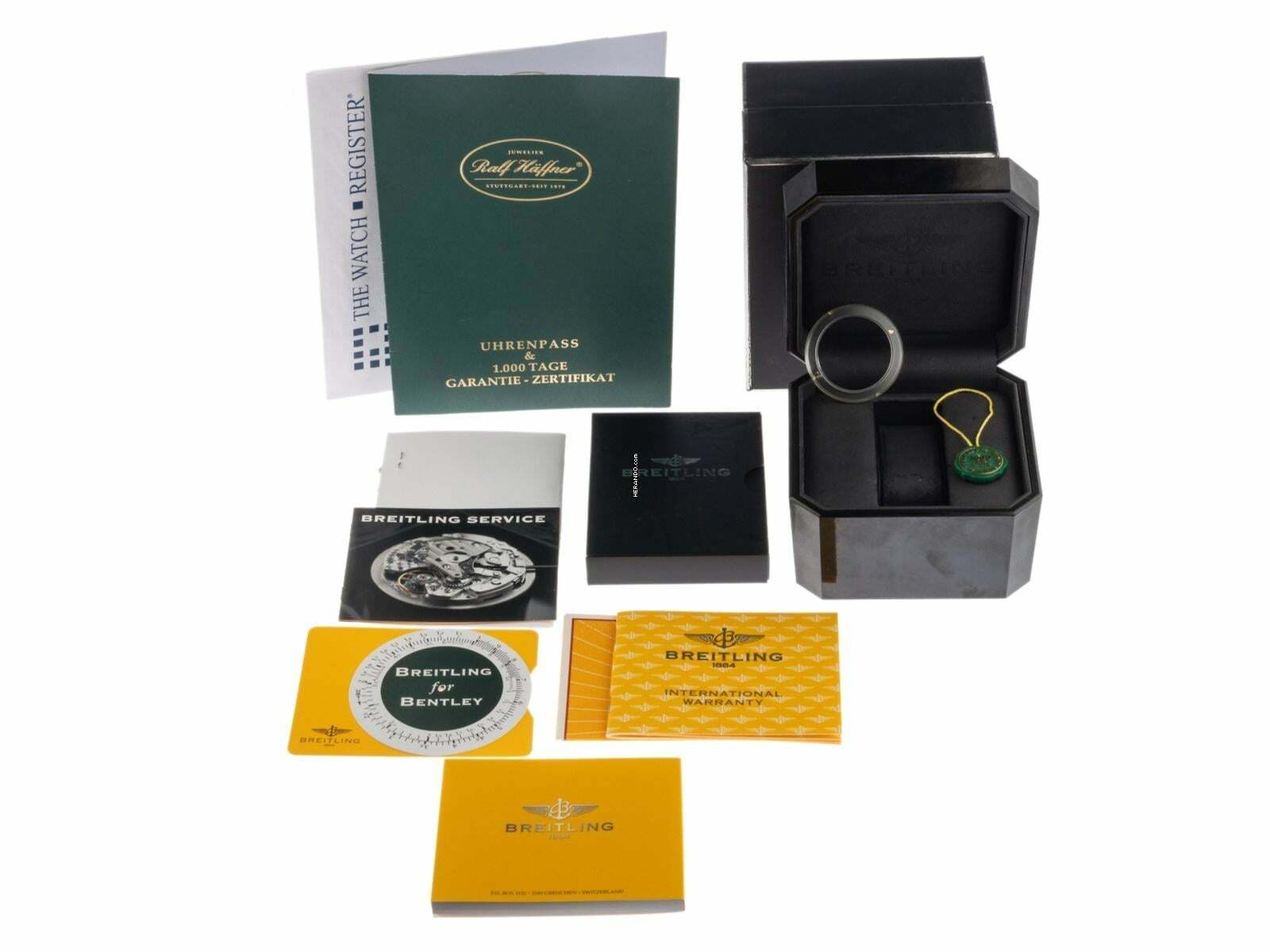 Thumbnail von Breitling Bentley 6.75 for Bentley Ref.A44362 2006 Full Set wie Neu Vintage For Bentley