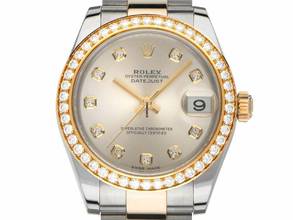 Thumbnail von Rolex Datejust 31 Medium Ref.178383 2018 Full Set sehr gut Vintage Datejust Medium Diamanten