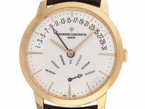 Thumbnail von Vacheron Constantin Patrimony Ref.4000U/000R-B110 2021 Full Set wie Neu Patrimony Retrograde Day-Date 18kt Roségold Krokoleder Faltschließe
