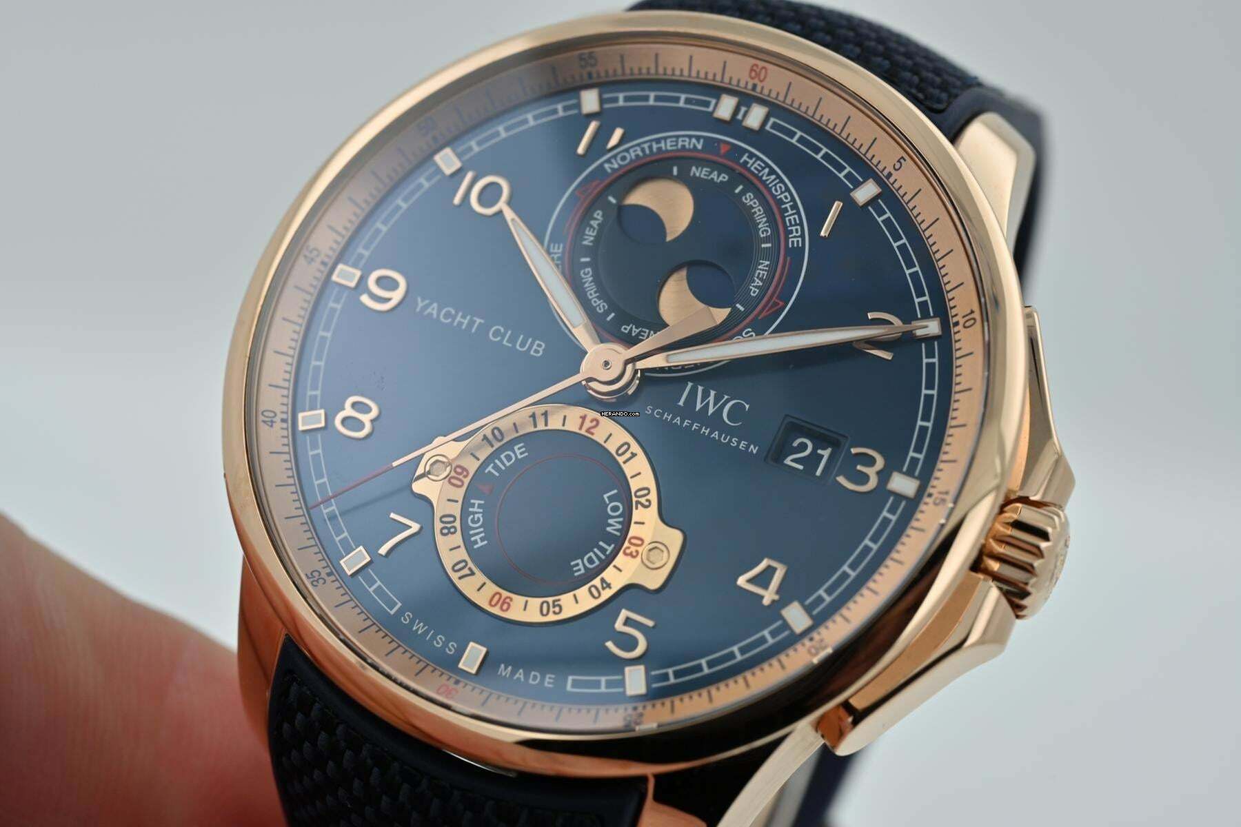 Thumbnail von IWC Portugieser Portuguese Yacht Club Moon Tide 18k Rosé Gold IW344001