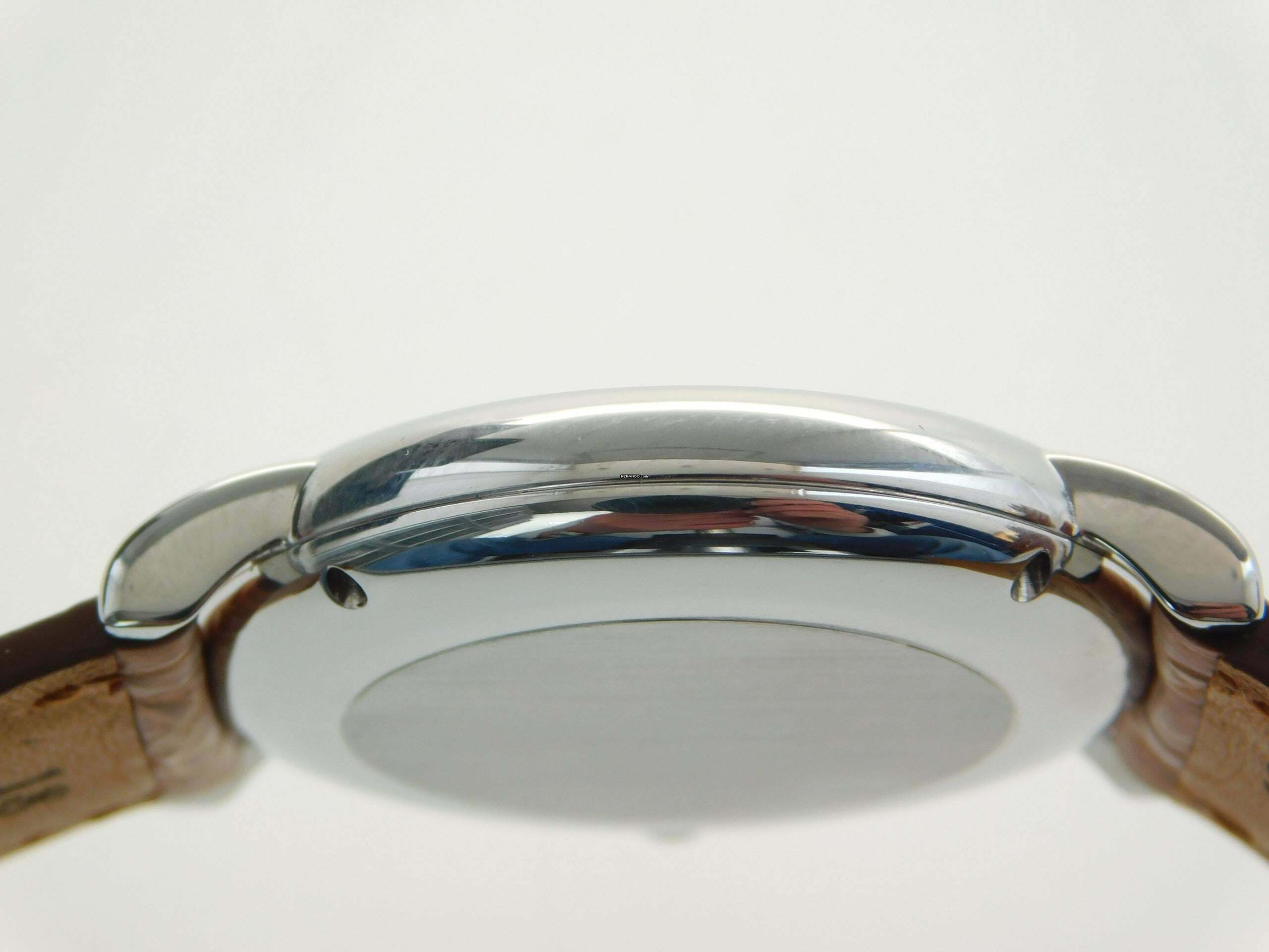 Thumbnail von IWC Portofino Automatic Edelstahl Datum 34 mm im Top Zustand Automatik mit Lederband