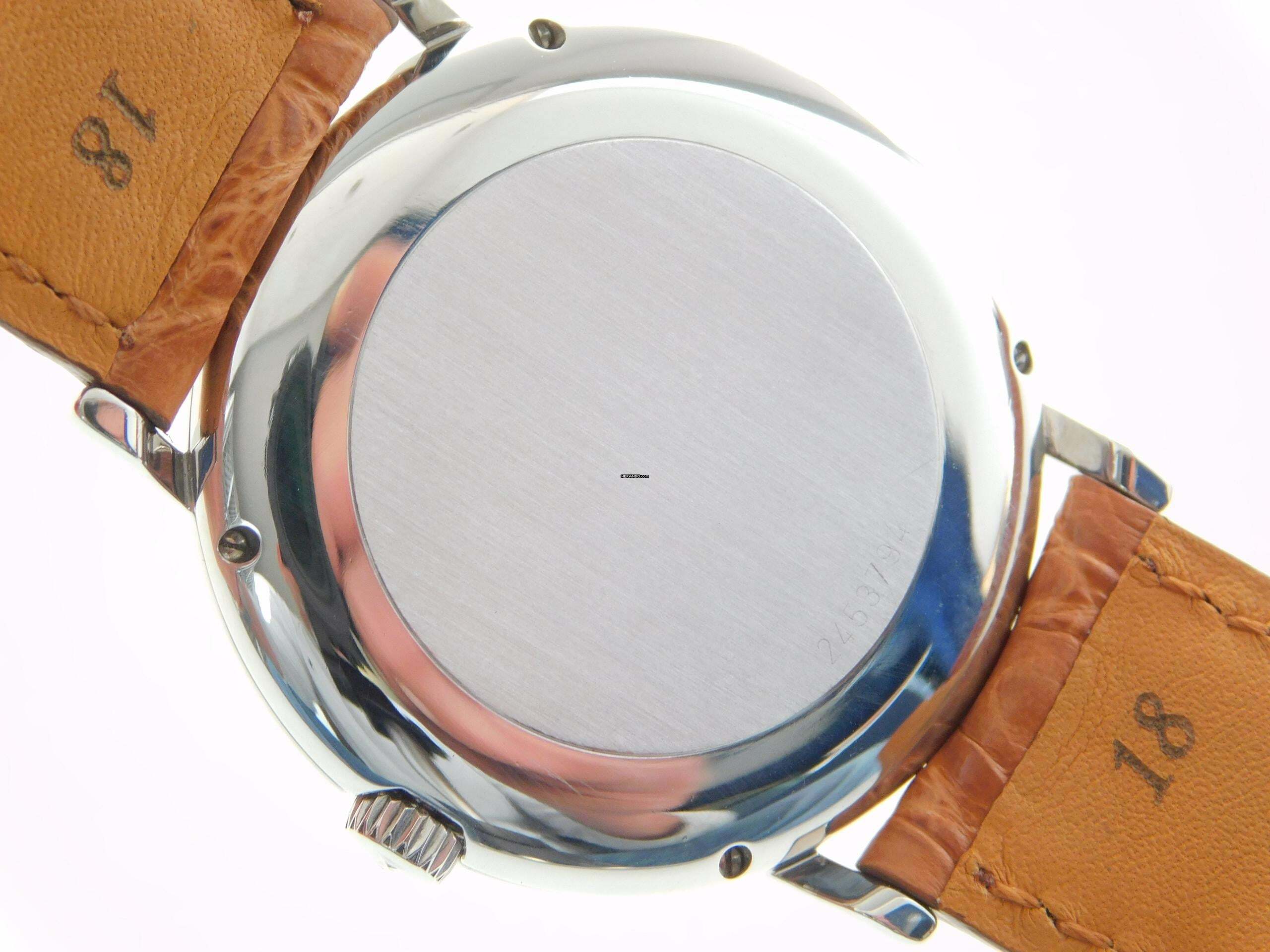 Thumbnail von IWC Portofino Automatic Edelstahl Datum 34 mm im Top Zustand Automatik mit Lederband