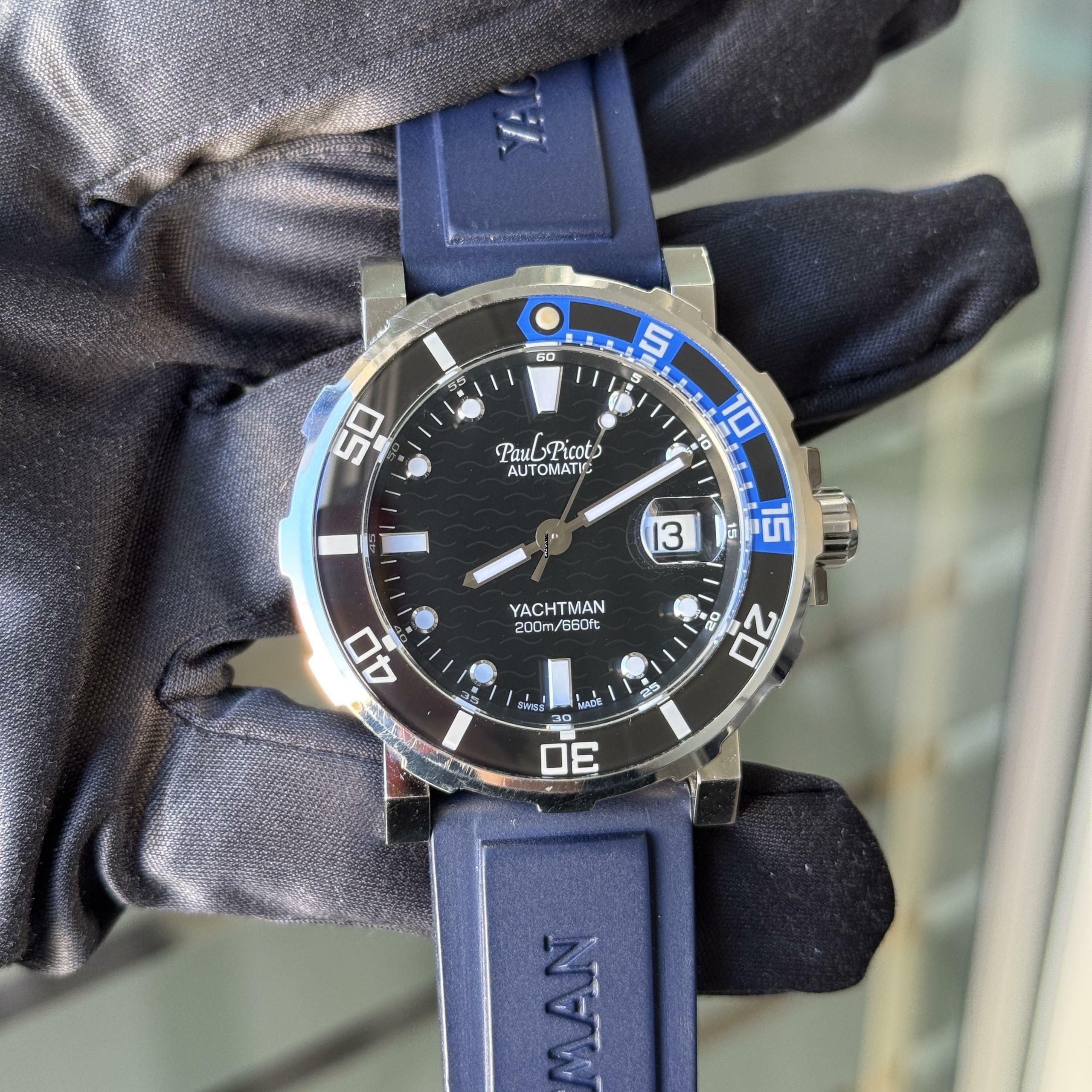 Thumbnail von Paul Picot Yachtman III P1151 Diver Date 43MM Full Set Like NEW