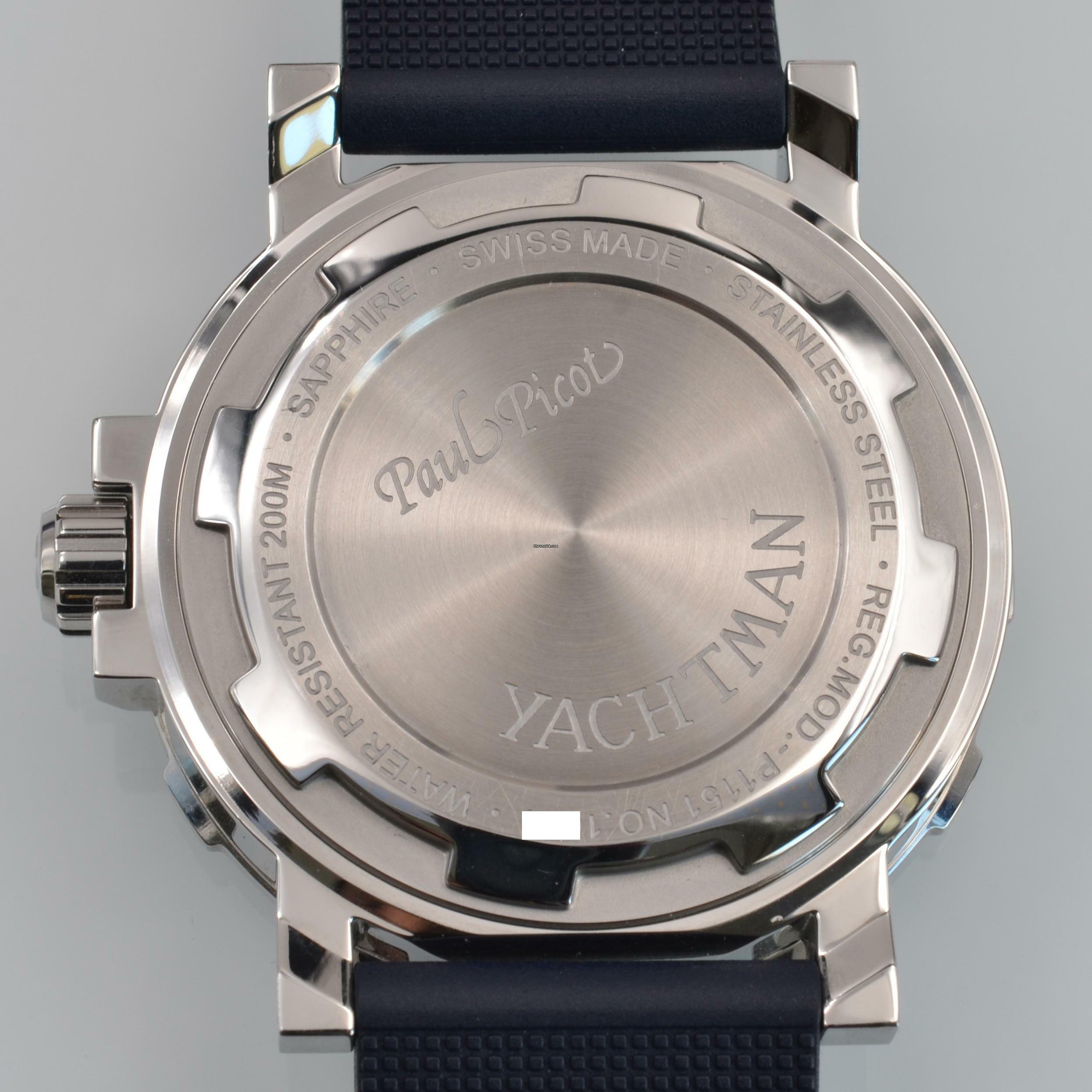 Thumbnail von Paul Picot Yachtman III P1151 Diver Date 43MM Full Set Like NEW