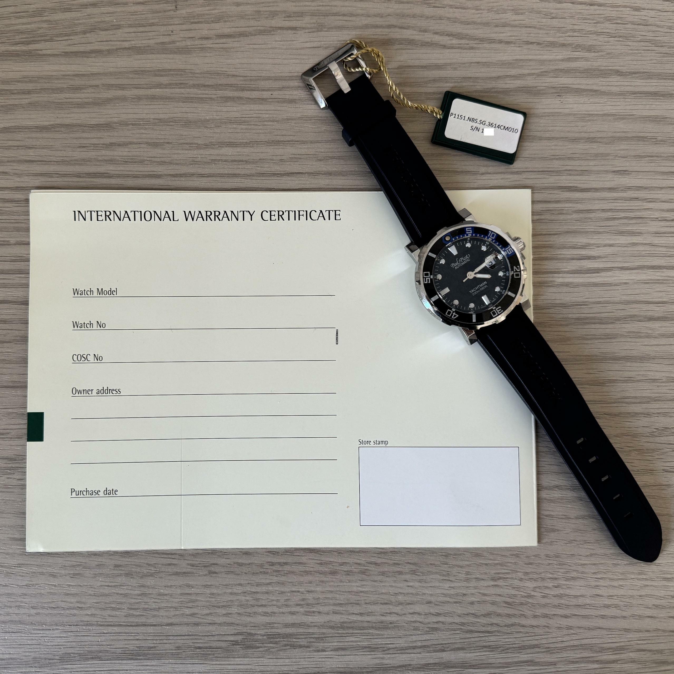 Thumbnail von Paul Picot Yachtman III P1151 Diver Date 43MM Full Set Like NEW