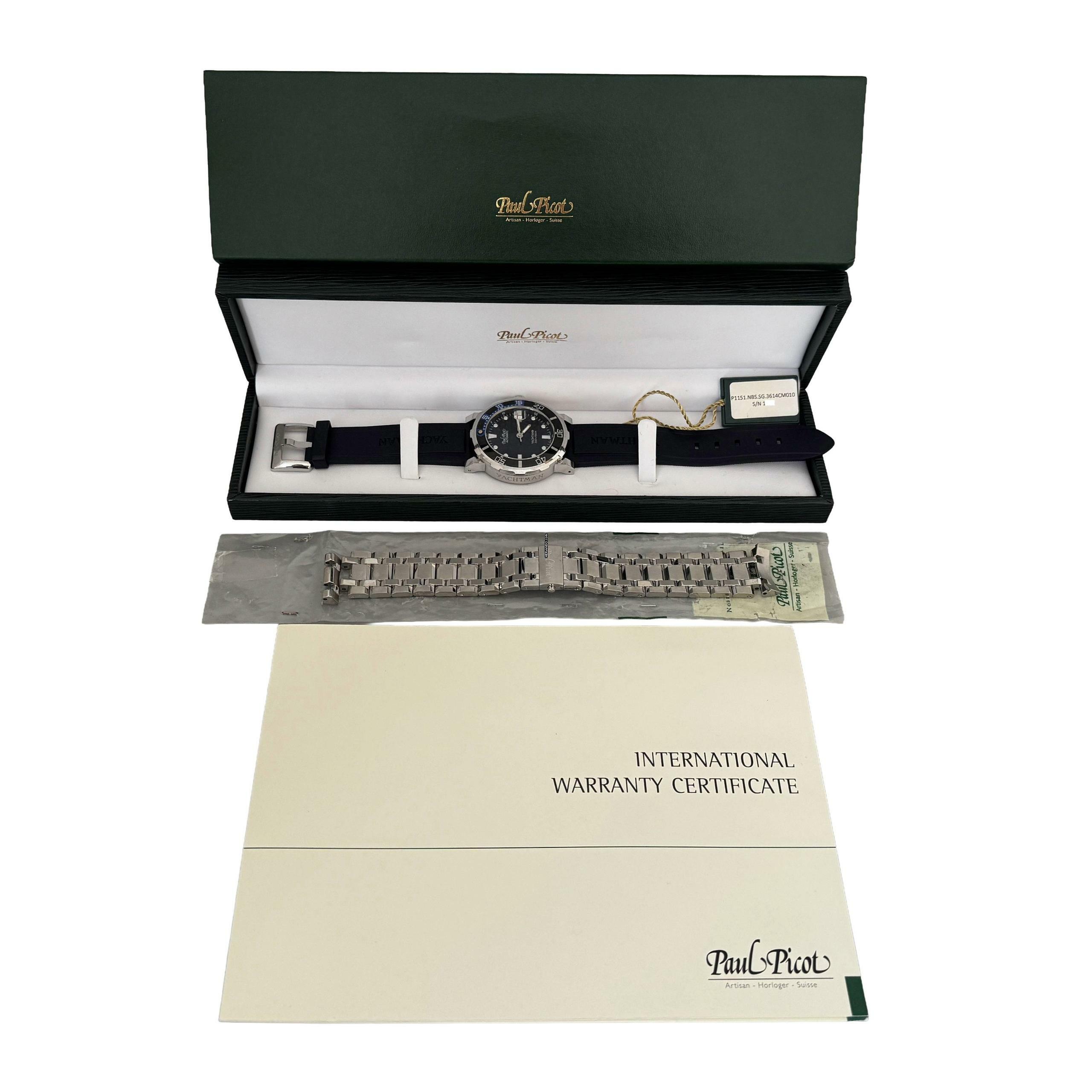 Thumbnail von Paul Picot Yachtman III P1151 Diver Date 43MM Full Set Like NEW