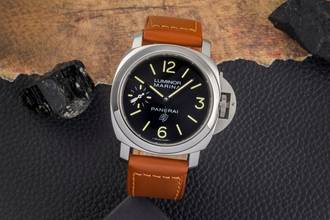 Thumbnail von Panerai Luminor Marina Stahl Handaufzug Herrenuhr Ref. PAM00776