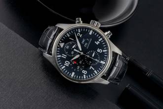 Thumbnail von IWC Fliegeruhr Chronograph Pilot´s Day-Date Chronograph Automatik Herrenuhr IW377709 B&P 2017