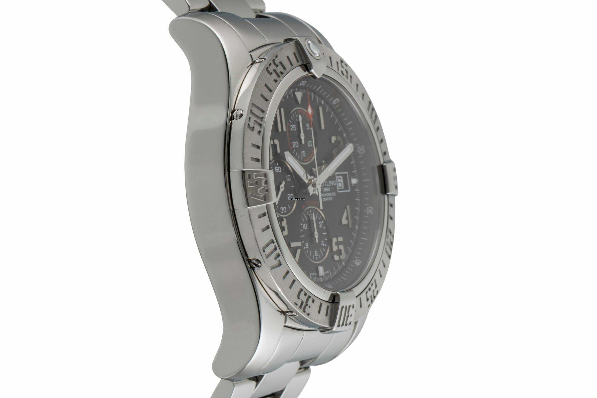 Thumbnail von Breitling Super Avenger II Chrono Stahl Automatik Ref. A1337111/BC28 B&P 2013