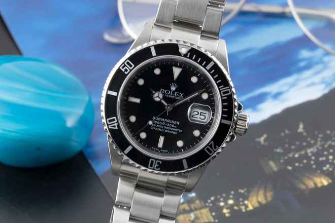 Rolex Submariner Date 1000ft Oyster Edelstahl Automatik Ref. 16610T D-Serie 