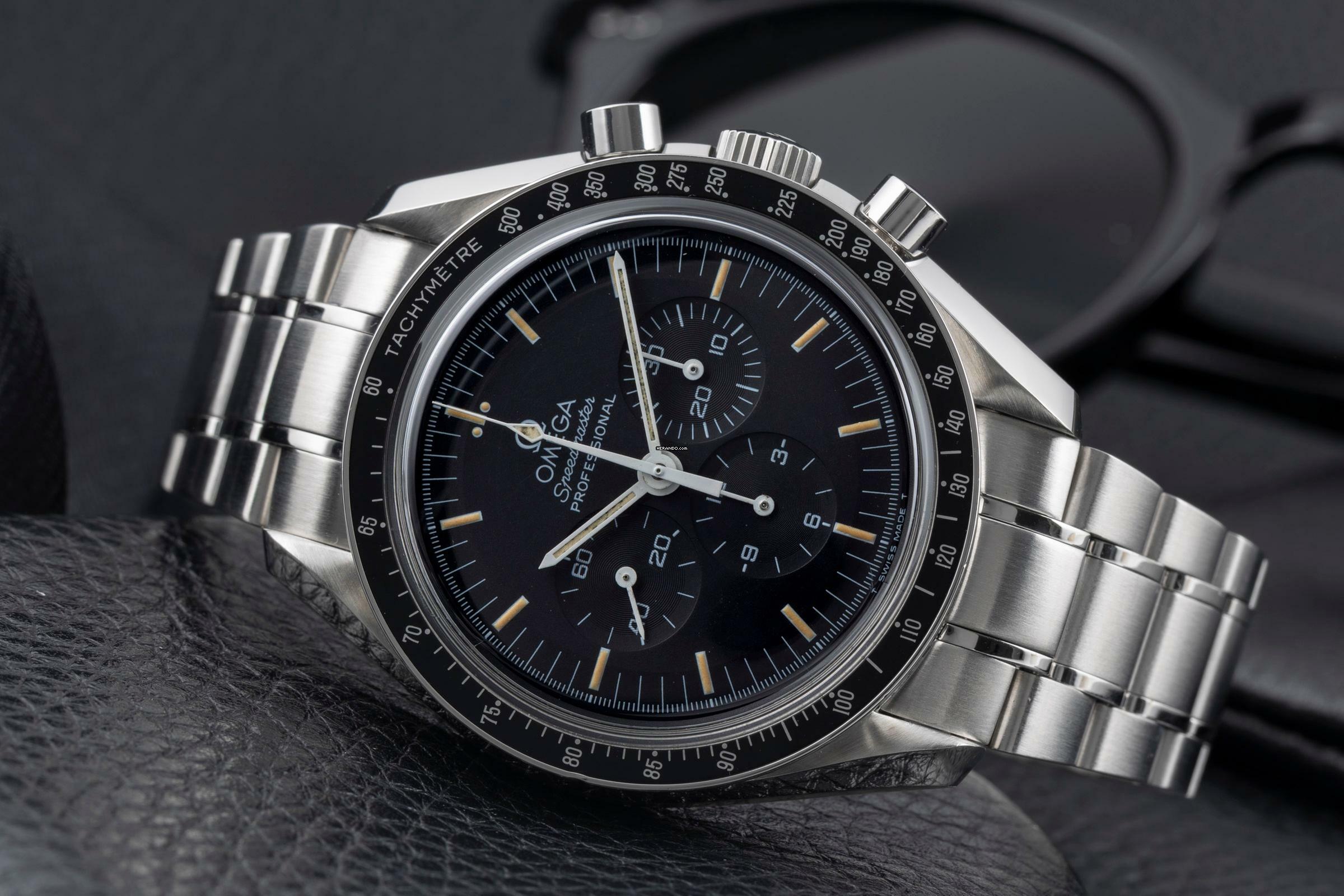 Thumbnail von Omega Speedmaster Professional Moonwatch Handaufzug Stahl Herren Ref. 3570.50.00 Papers